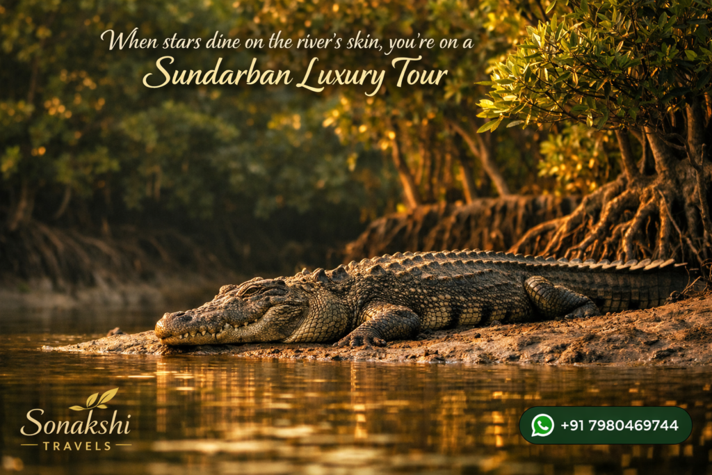 When stars dine on the river’s skin, you’re on a Sundarban Luxury Tour