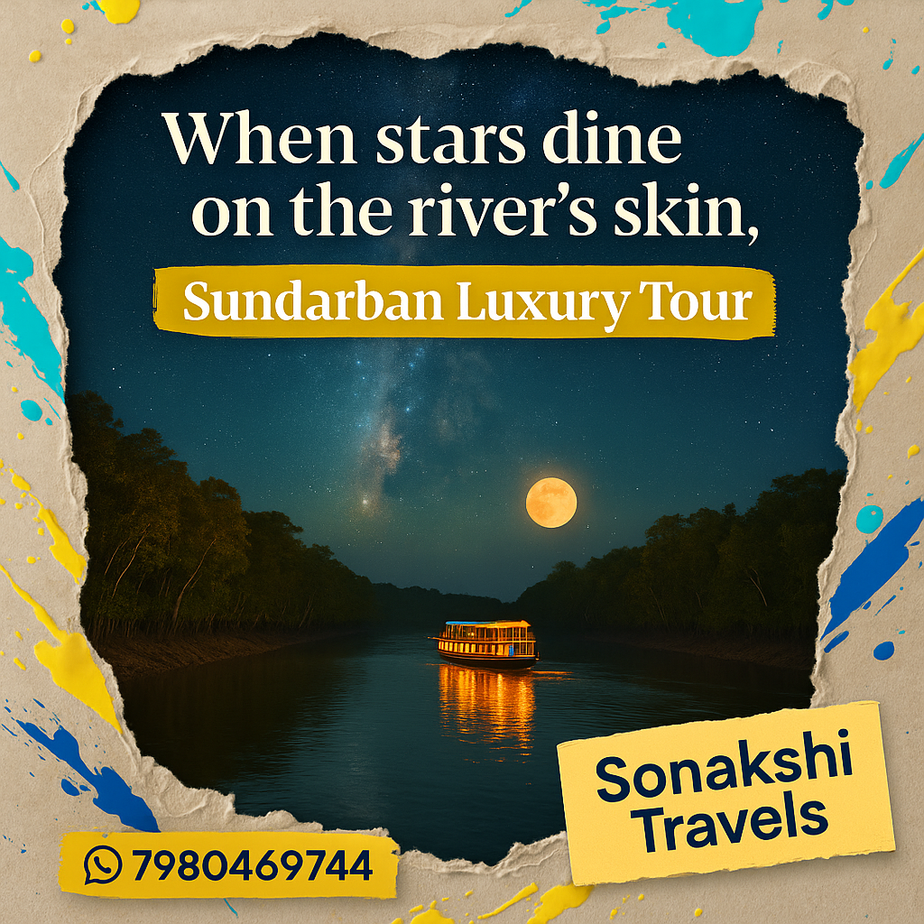 When stars dine on the river’s skin