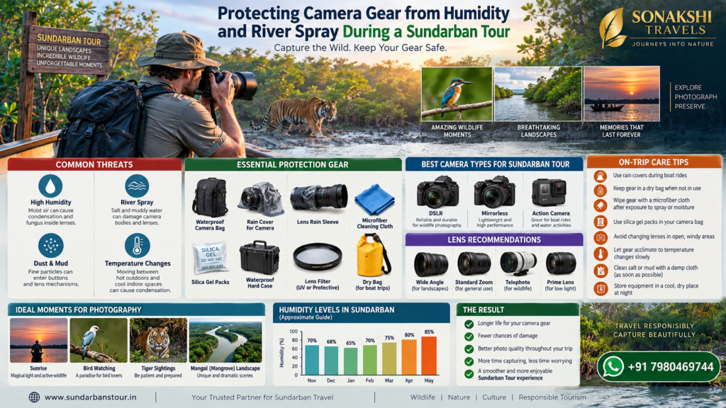 Protecting Camera Gear from Humidity and River Spray During a Sundarban Tour